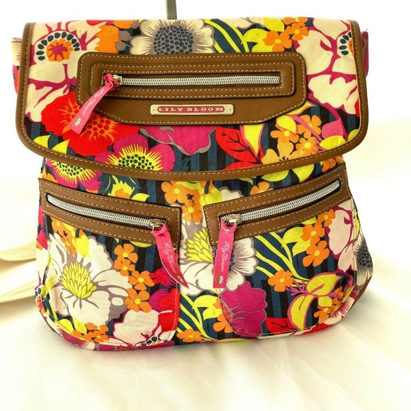🌷 Lily Bloom Lightweight Floral Backpack Pinks - Picture 6 of 9
